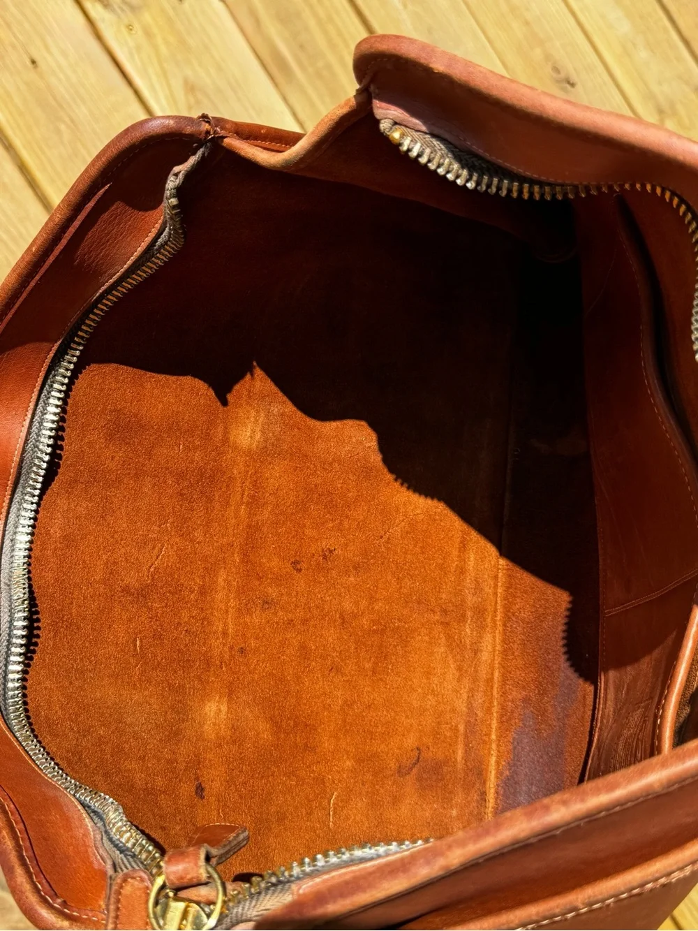 Vintage Coach USA Brown Leather Briefcase 7644